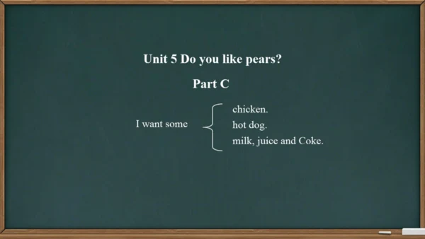Unit 5 Do you like pears_ Part C