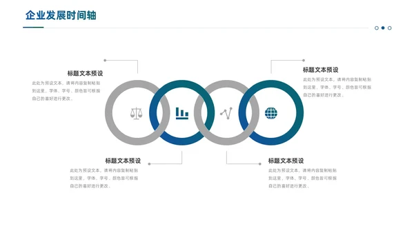 通用商务风企业发展时间轴PPT图表