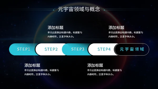 星际元宇宙你好宇航员元宇宙介绍通用PPT模板