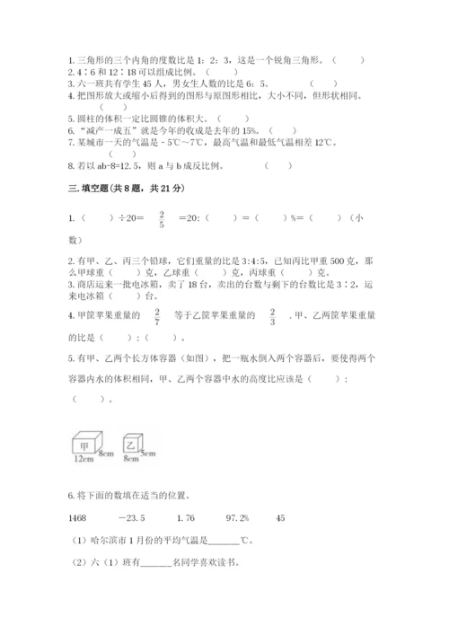 小升初六年级期末试卷【有一套】.docx