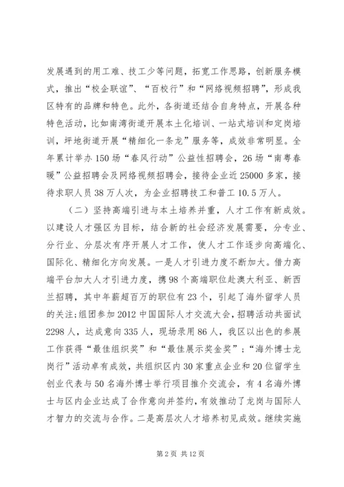 人力资源局工作总结精编.docx