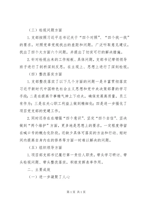 党委党支部关于XX年主题教育进展情况的工作总结汇报报告.docx