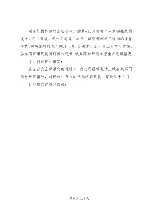 安全标准化自评报告.docx