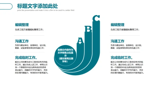 建筑工程年终总结新年项目计划通用PPT模板