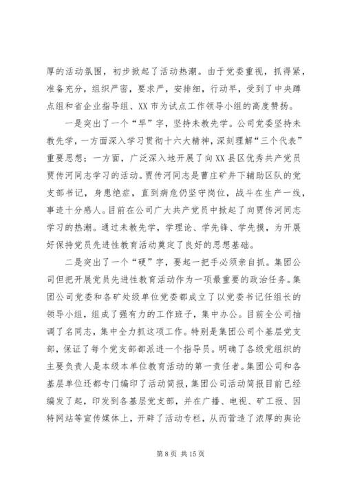 推集团公司党建思想政治工作情况汇报.docx