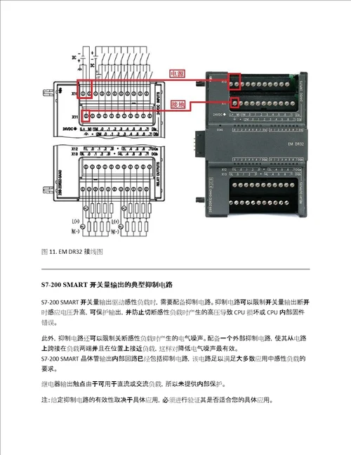 西门子S7200SMART接线图最详细的解说