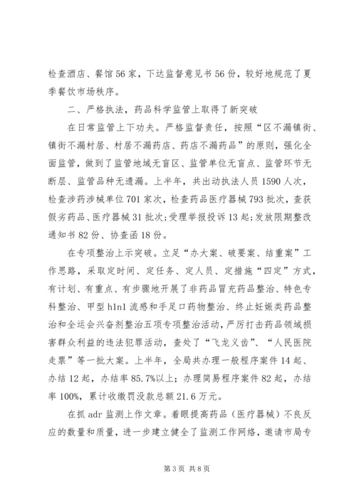 全市食品药品监督管理工作会议(传达提纲) (3).docx