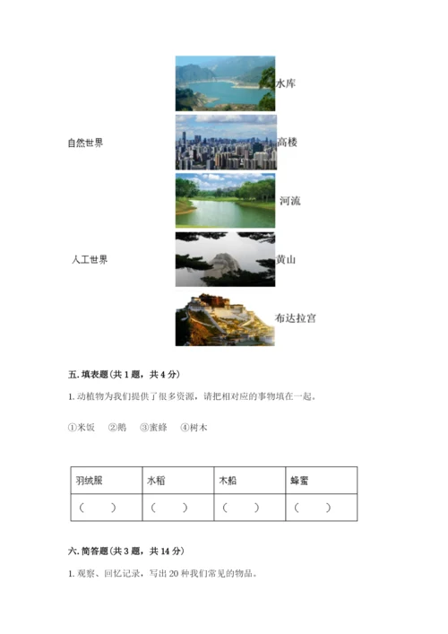 教科版科学二年级上册《期末测试卷》精品【必刷】.docx