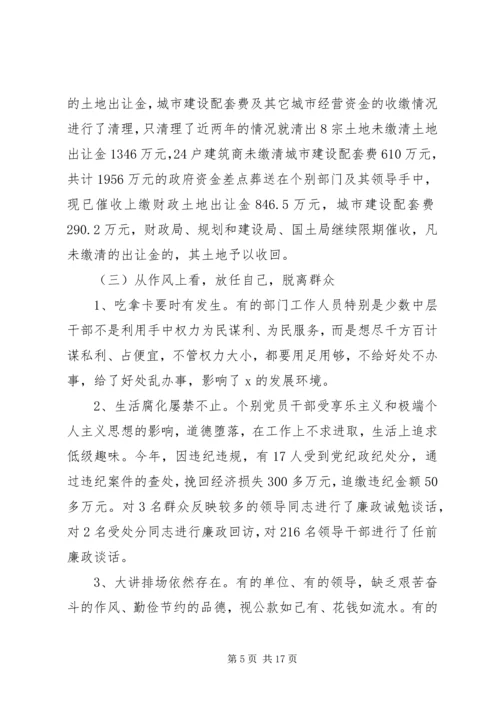 县委在全县党风廉政建设大会上的讲话.docx