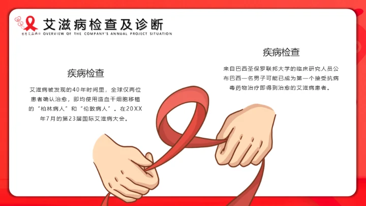 世界艾滋病日通用PPT课件