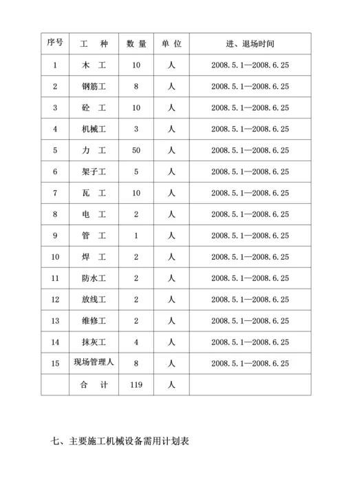 抚顺市会元乡某塘坝工程施工组织设计.docx