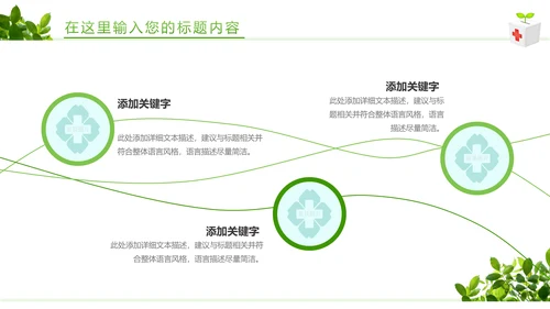 绿色清新医疗护士报告护士竞聘工作报告PPT模板