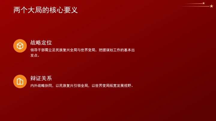 学习重要领导关于胸怀“两个大局”的重要论述党课ppt课件