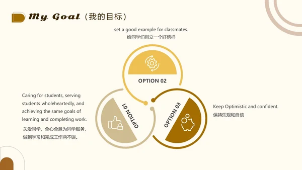 棕色简约英语自我介绍动态PPT英文自我介绍