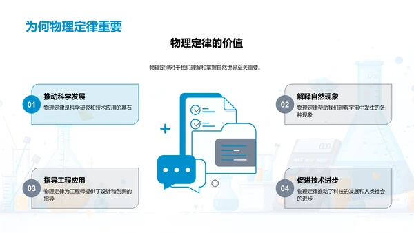 物理定律解析PPT模板