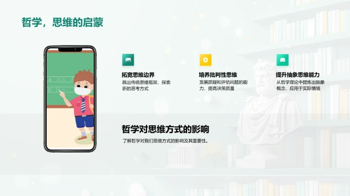 哲学引领未来规划PPT模板