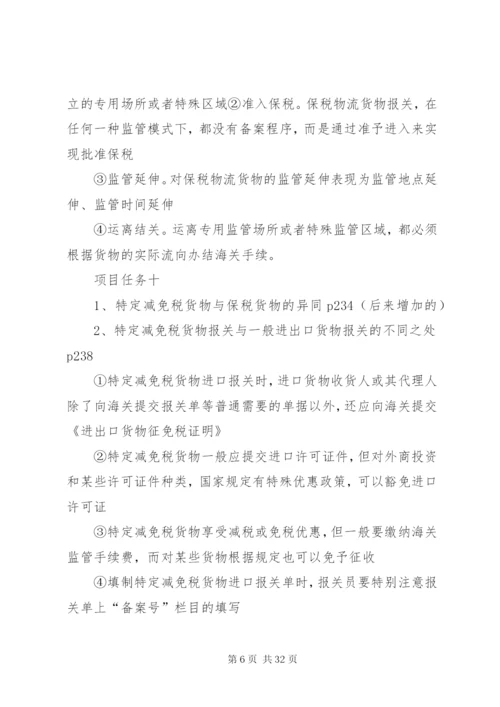 报关报检实务考察方案.docx
