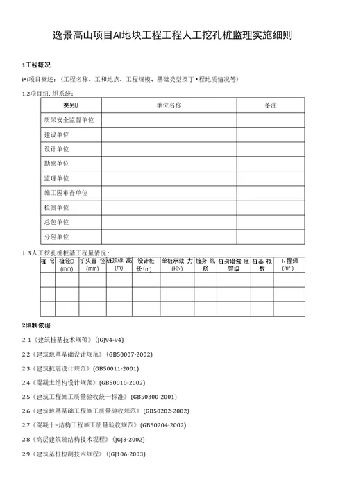 逸景高山项目Al 1214地块工程