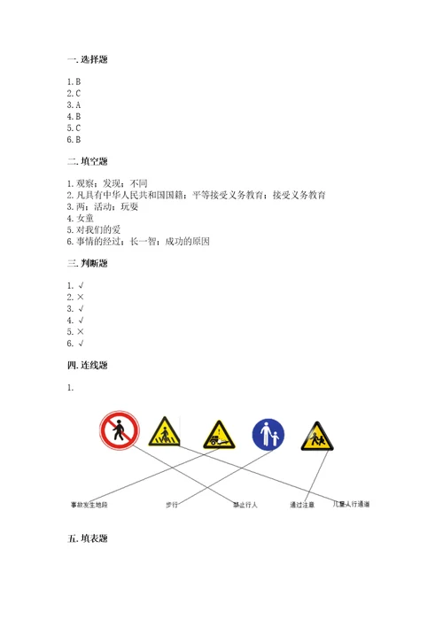 2022小学三年级上册道德与法治期末测试卷精品带答案