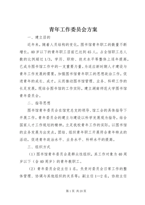 青年工作委员会方案 (2).docx