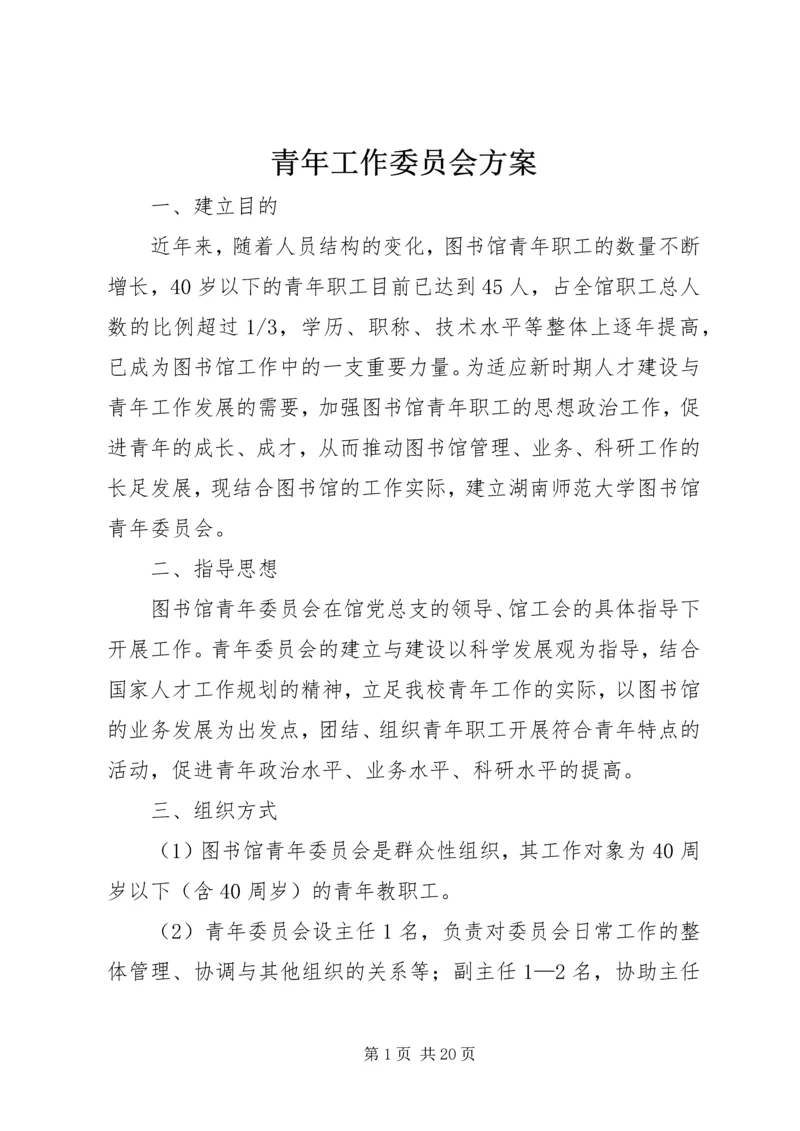 青年工作委员会方案 (2).docx