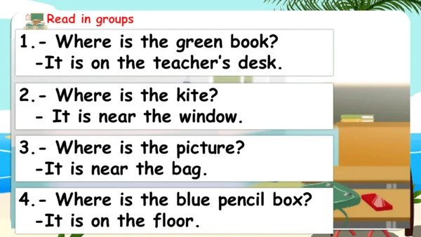 Unit 1 My classroom-Part B Read and write（课件）-2024
