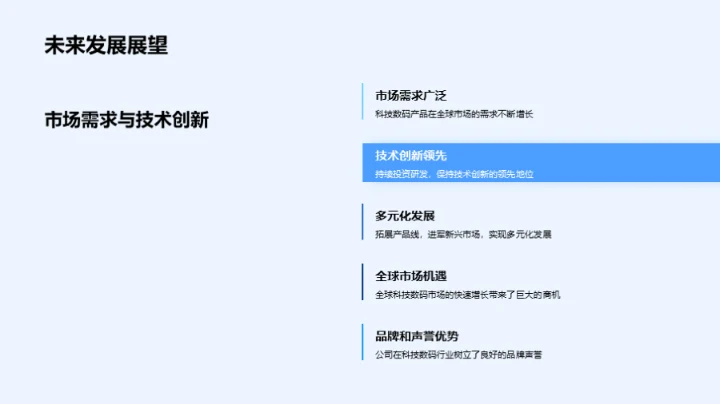 科技数码，成长潜力