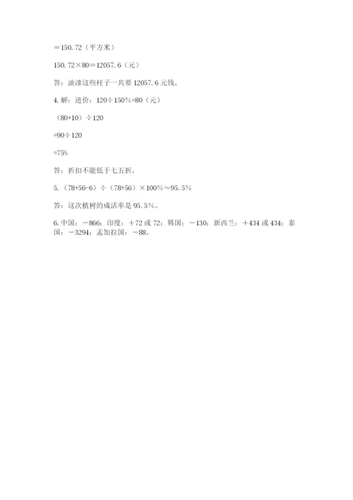 小学六年级下册数学期末卷【考试直接用】.docx
