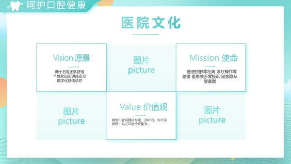 蓝色大气关爱牙齿健康工作总结PPT