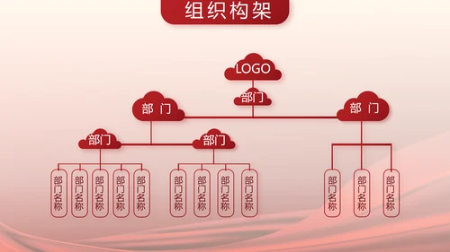 红色签约仪式启动大会战略合作策划PPT模板