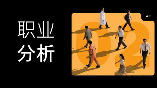橙色简约大学生职业规划模板
