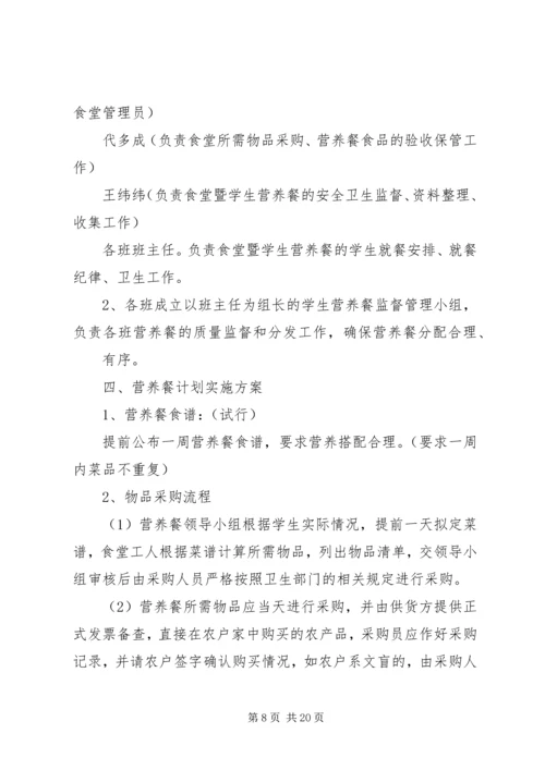 人民小学营养餐实施方案.docx