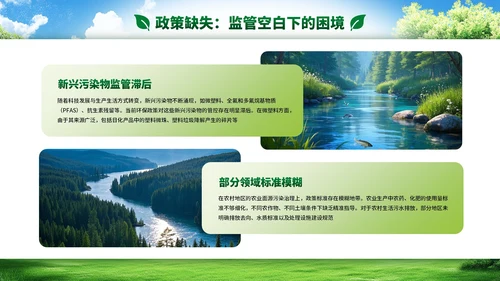 绿色小清新环境保护知识普及PPT模板
