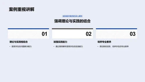 病例教学讲解PPT模板