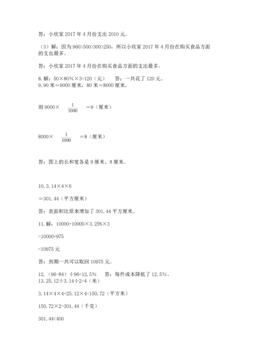 六年级小升初数学应用题50道附答案【a卷】.docx