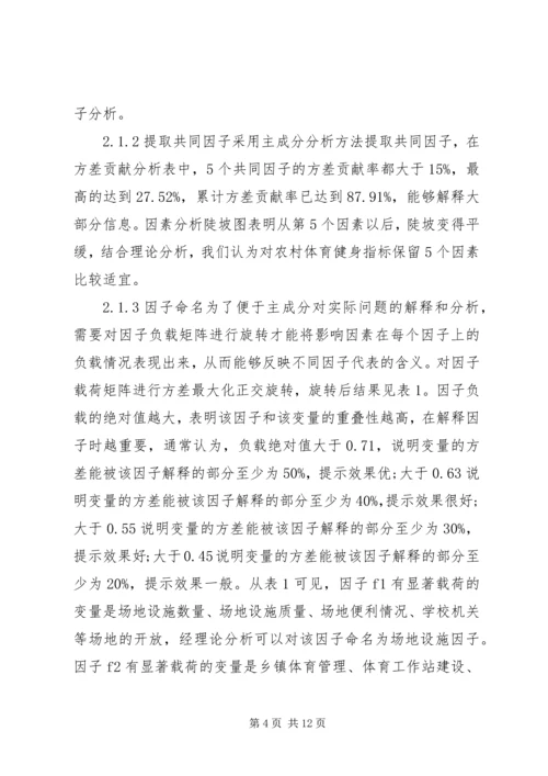 农村体育发展思索.docx