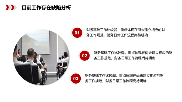 简约大气公司财务工作总结PPT模板