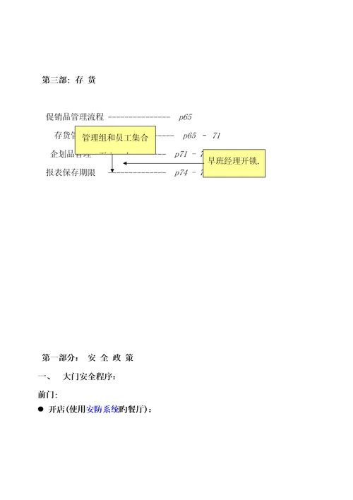 餐厅财务管理标准手册