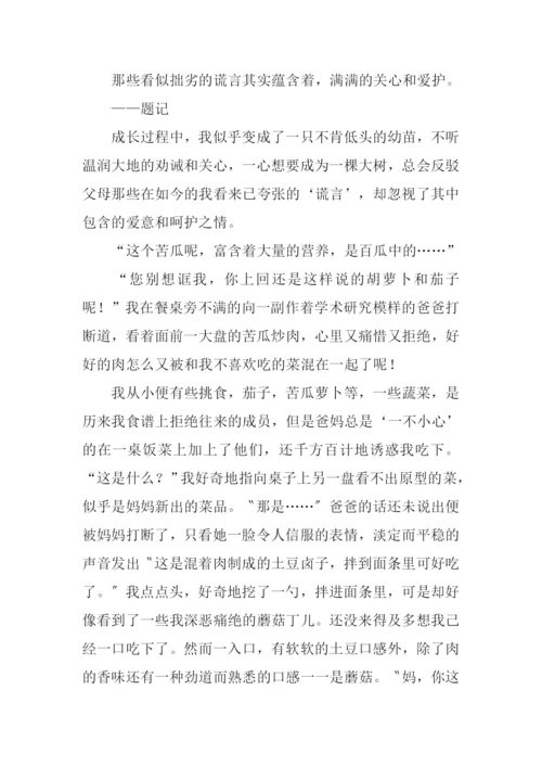 什么的谎言作文.docx