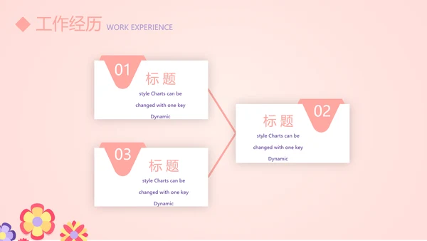 粉色简约个人简历自我介绍动态PPT模板