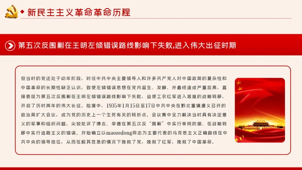 中国共产党党史之新民主主义革命时期解读PPT模板