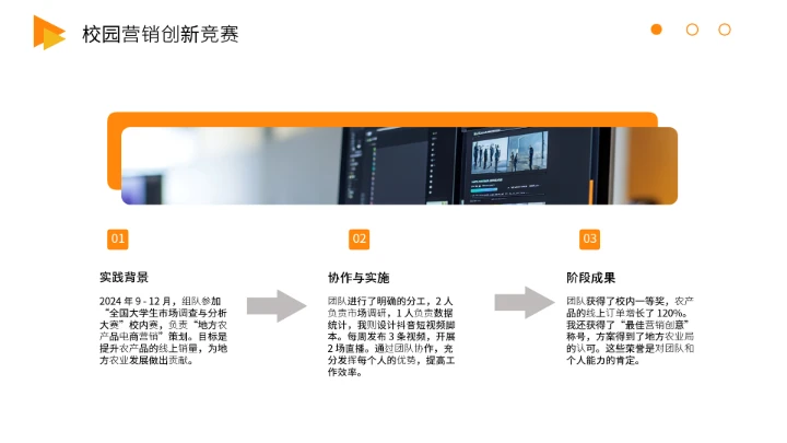 工商管理专业大学生求职个人能力综合展示职业生涯规划通用PPT