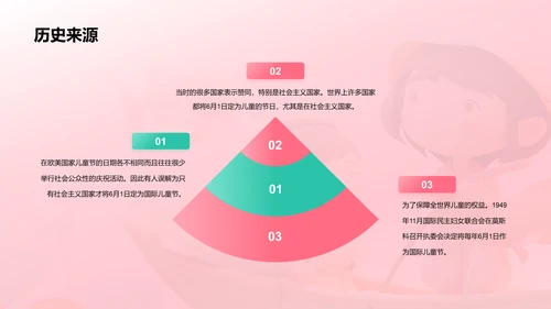 粉色创意酷炫六一儿童节科普PPT模板