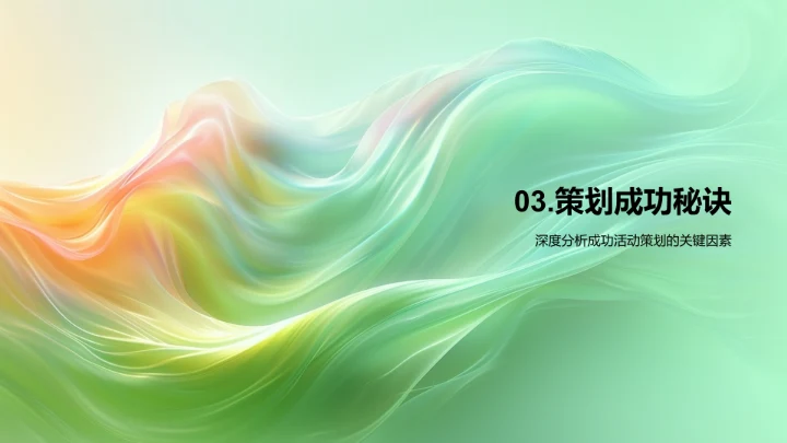 餐饮活动营销PPT模板