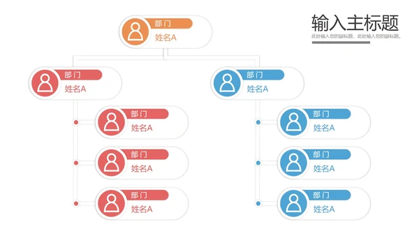 组织结构样式合集PPT模板