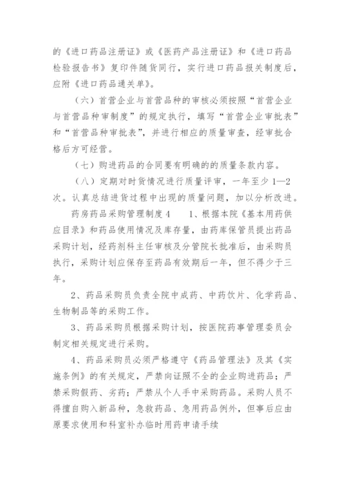 药房药品采购管理制度.docx