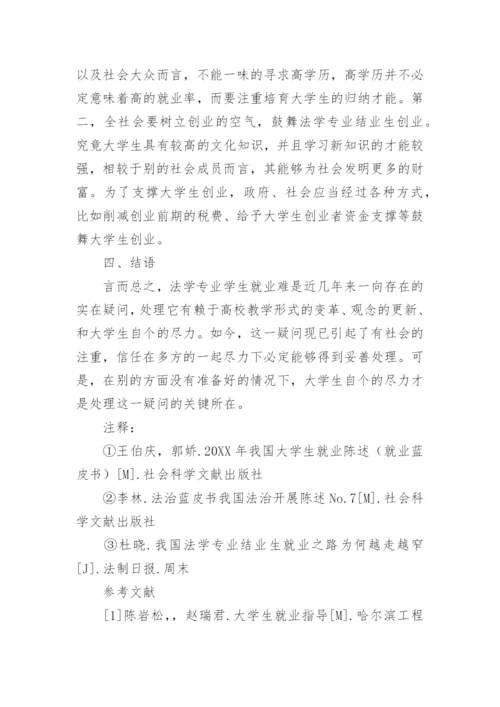 法学就业论文发表.docx