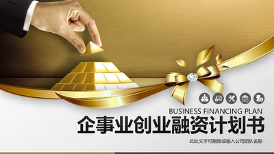 金字塔创业融资金融投资通用PPT模板