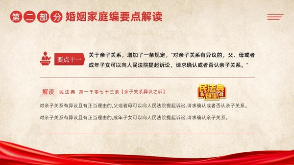 民法典婚姻篇学习民法典法律知识PPT课件