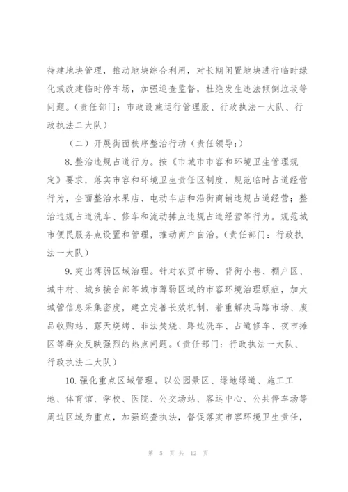 2022市容环境十大整治专项行动工作方案.docx